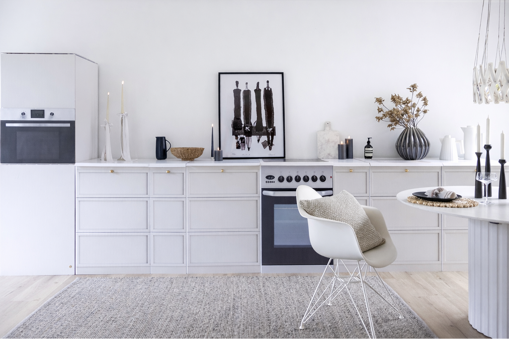 Home Staging Pappküche XXL – Anwendungsbeispiel im Home Staging
