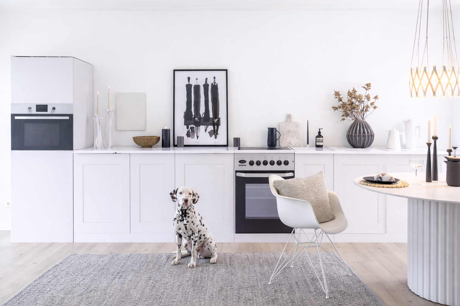 Home Staging Pappküche XXL – Anwendungsbeispiel im Home Staging