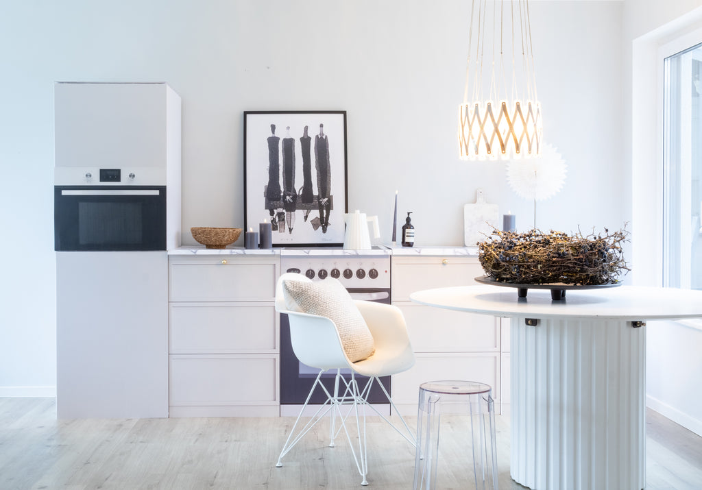 Küchenattrappe AIK Beige in Beige für Home Staging