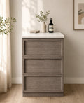 Küchenattrappe KARLSSON Holzoptik in Holzoptik für Home Staging