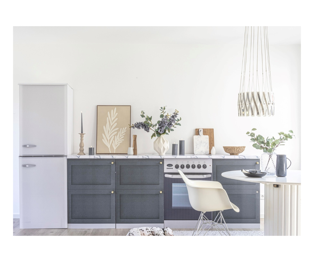 Home Staging Pappküche Basis 300 cm – Anwendungsbeispiel im Home Staging